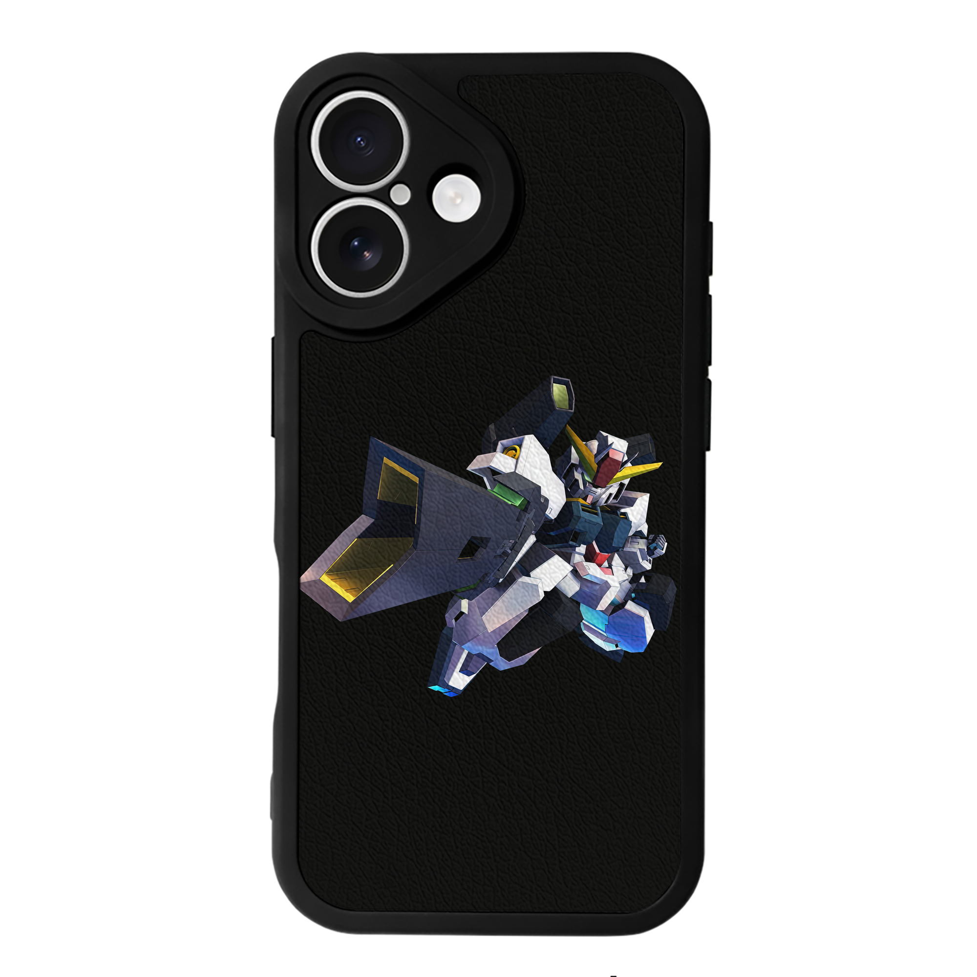 （画像用） 機動戦士ガンダム Mobile Suit Gundam 【iPhone 16シリーズ対応】シリコンスマホケース（レザー調） 材質：シリコン